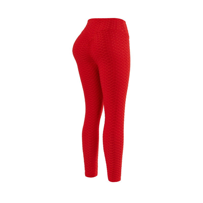 Women's sporty leggings with a textured surface NOVAE