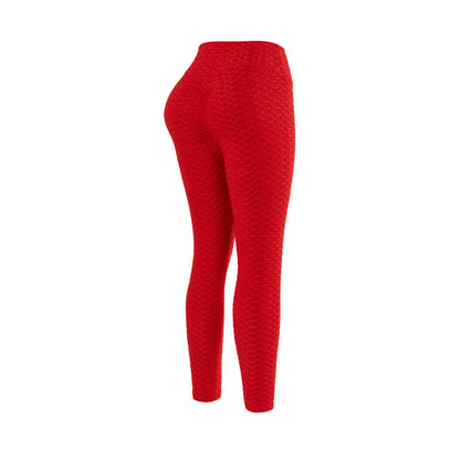 Women's sporty leggings with a textured surface NOVAE