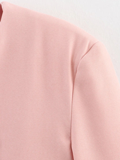 Women's fashionable blazer without closure, featuring an elegant silhouette NOVAE