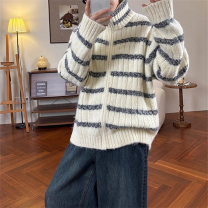 Women's high-necked knit sweater NOVAE