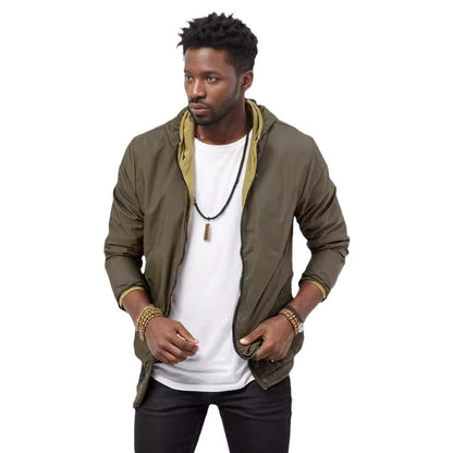 Men's lightweight transitional jacket with practical pockets NOVAE