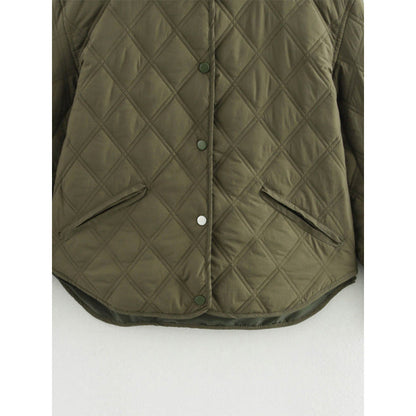 Women's quilted jacket with removable hood NOVAE