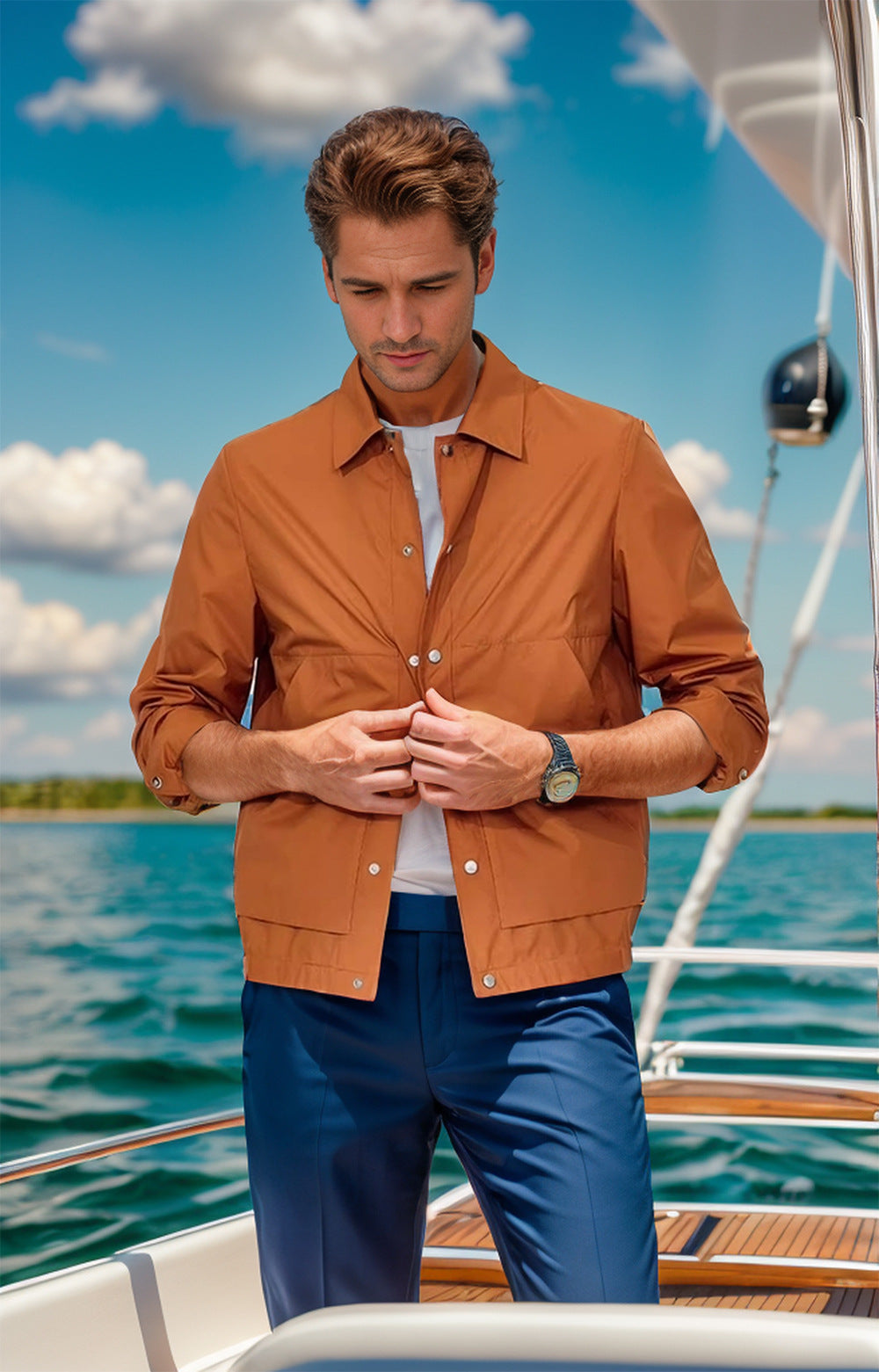 Men's lightweight outdoor jacket NOVAE