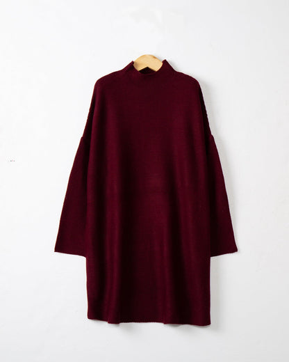 Women's Oversized Soft Knit Turtleneck Sweater NOVAE