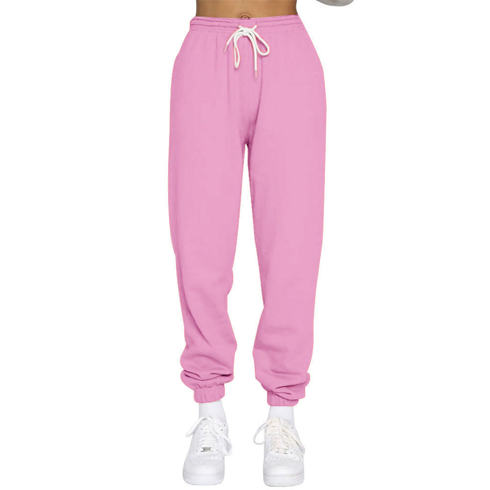 Women's Comfortable Jogging Pants with Adjustable Waistband and Elastic Cuffs NOVAE