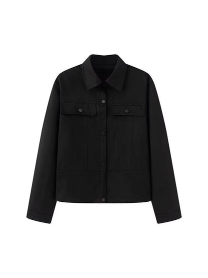 Women's fashionable utility jacket with large pockets and trendy cut NOVAE