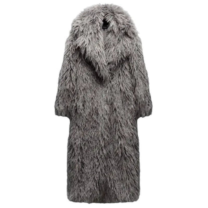 Women's Fluffy Oversized Faux Fur Coat NOVAE