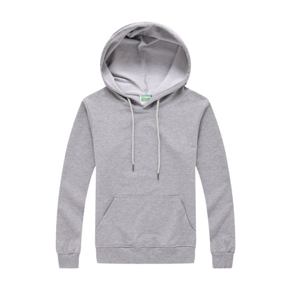 Women's hooded sweatshirt with practical kangaroo pocket and high-quality cotton blend NOVAE