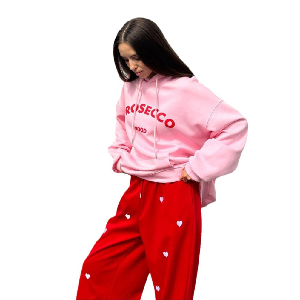 Women's oversized hoodie with eye-catching design and soft lining NOVAE