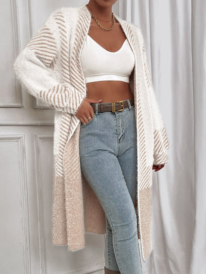 Women's cardigan with geometric pattern NOVAE