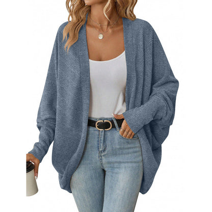 Women's casual cardigan with oversized cut and relaxed sleeves NOVAE