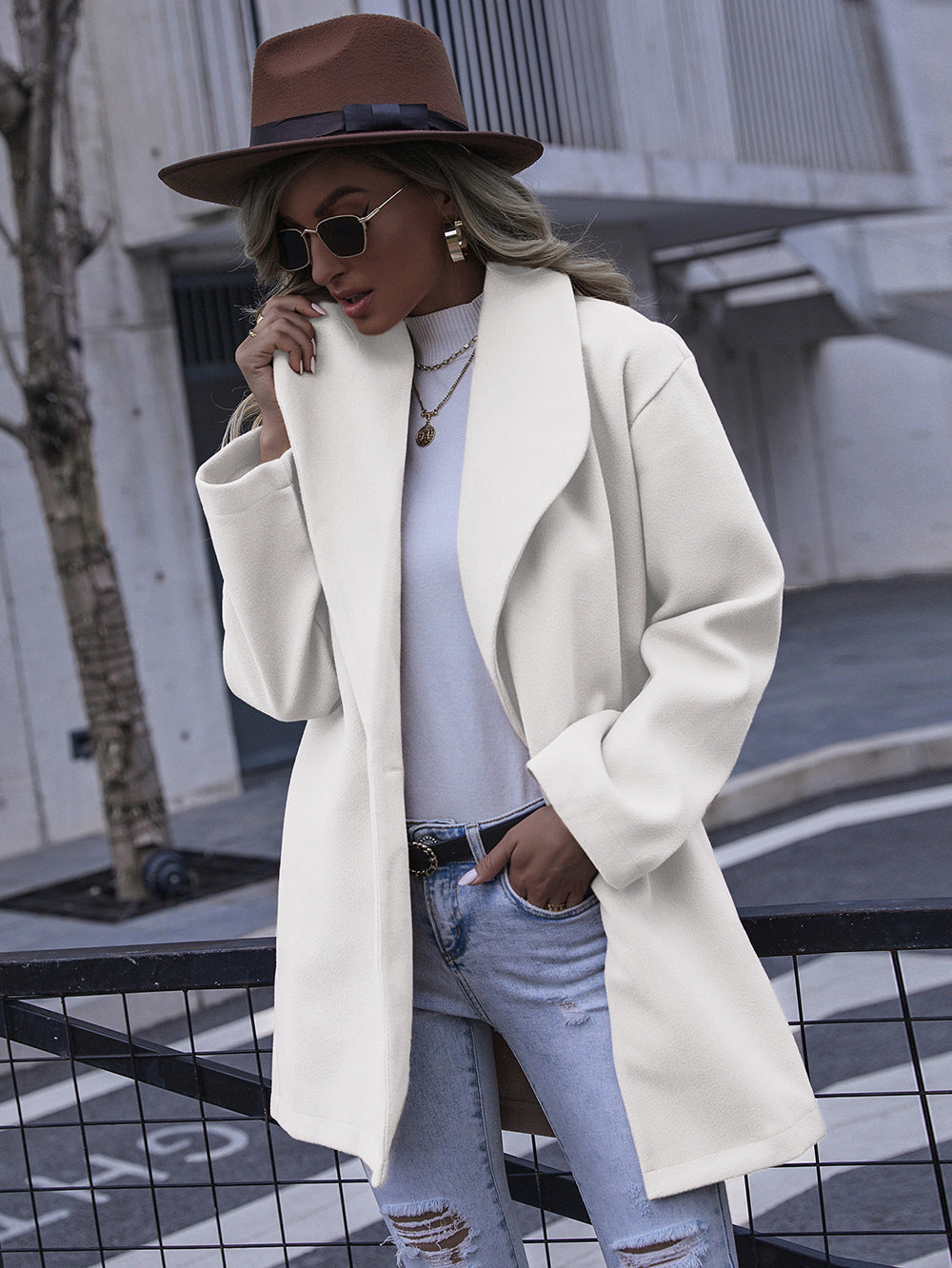 Women's elegant oversized jacket NOVAE