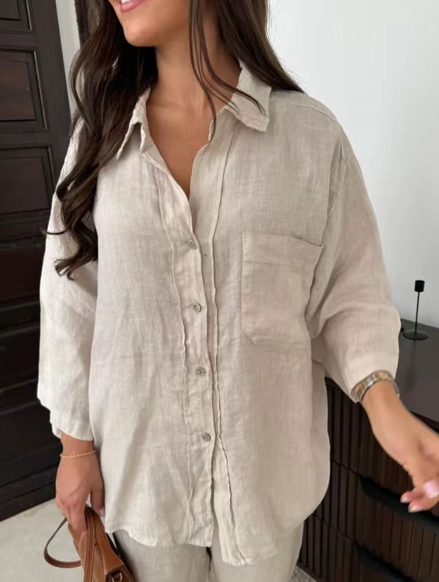 Women's Lightweight Linen Shirt NOVAE