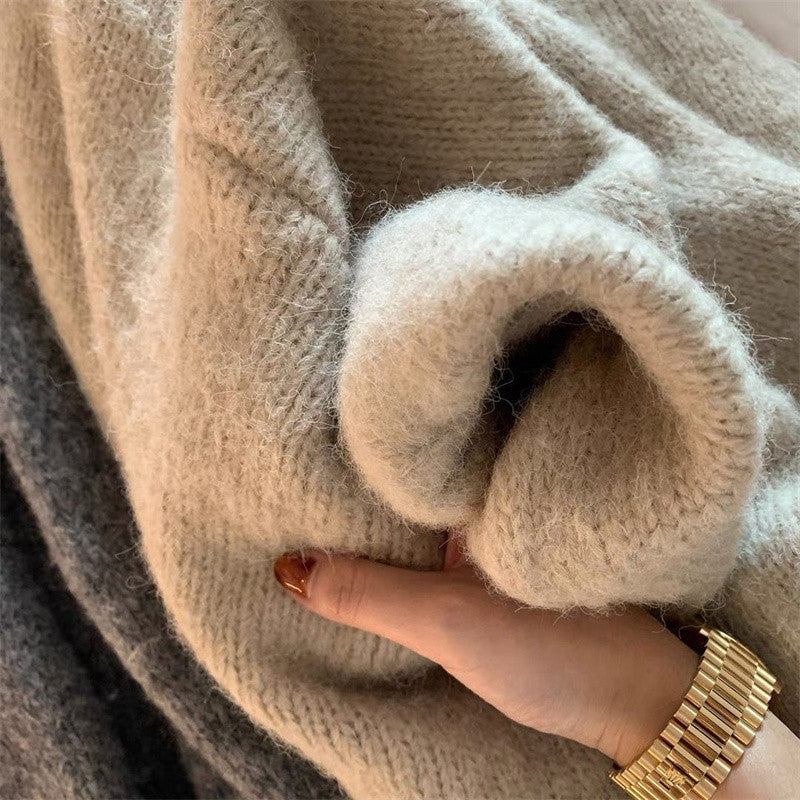 Women's Oversized and Soft Knit Cardigan with Open Fronts NOVAE