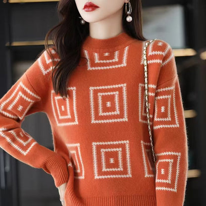 Women's patterned sweater NOVAE