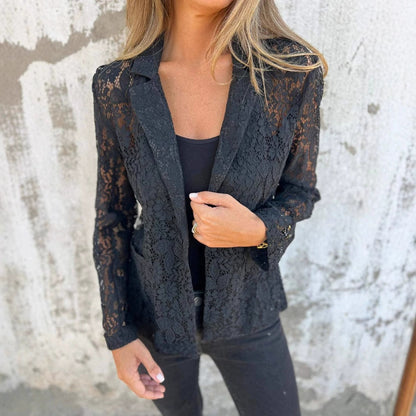 Women's elegant lace blazer NOVAE