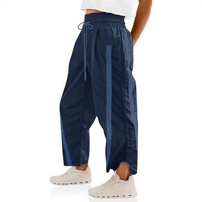 Women's casual leisure trousers with side panels NOVAE