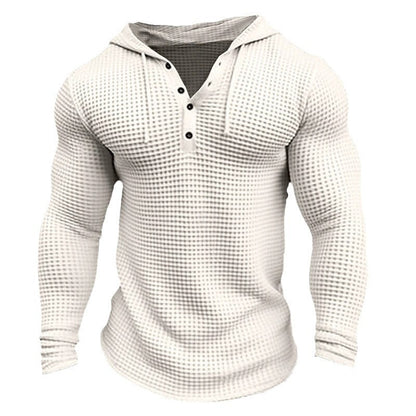 Men's hoodie with structured design and collar NOVAE