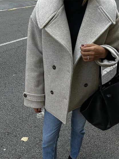 Women's oversized wool coat NOVAE