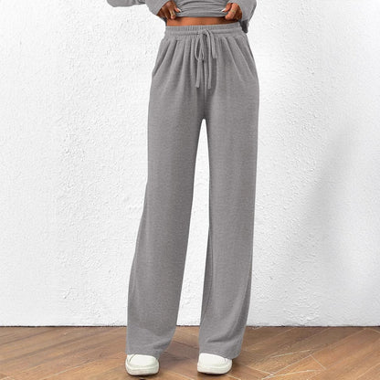 Women's elegant and comfortable lounge set with long sleeves and elastic waistband NOVAE