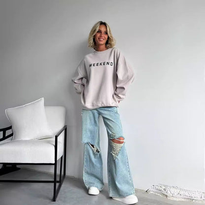Women's oversized sweatshirt NOVAE
