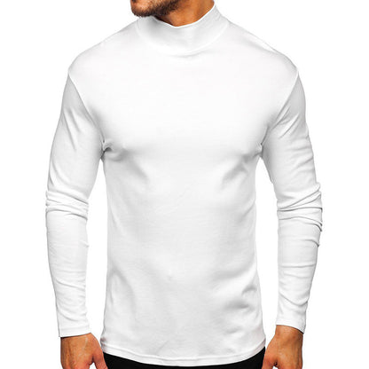 Men's long-sleeved shirt with stand-up collar made of high-quality material NOVAE