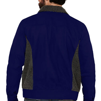 Men's slightly oversized jacket with soft lining and practical pockets NOVAE