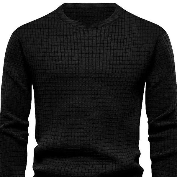 Men's structured knit sweater NOVAE
