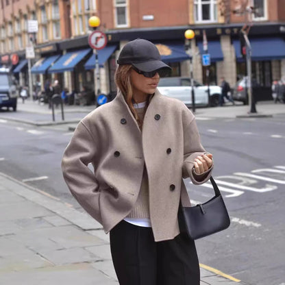 Women's fashionable oversized coat NOVAE