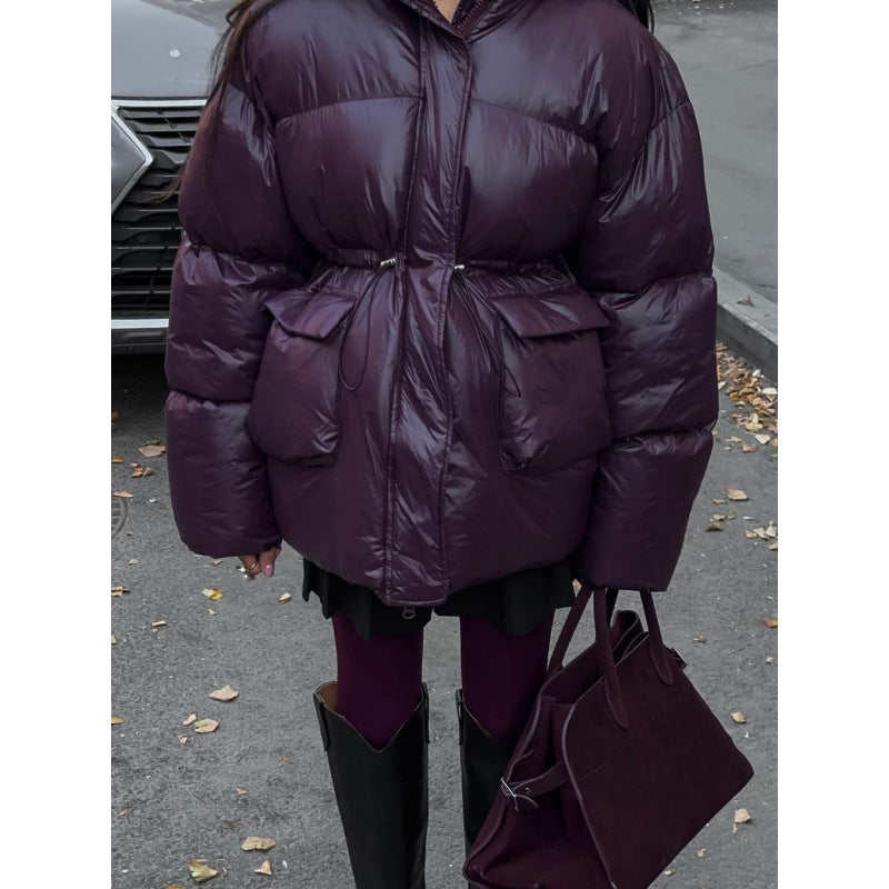 Women's transitional jacket with adjustable drawstring and hood NOVAE