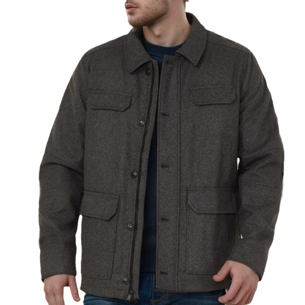 Men's casual flannel jacket NOVAE