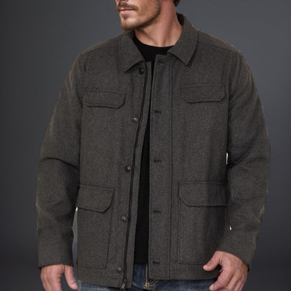 Men's casual flannel jacket NOVAE