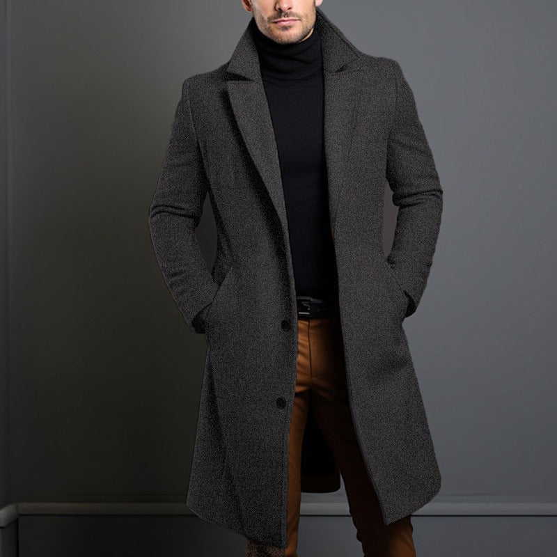 Men's elegant wool coat NOVAE
