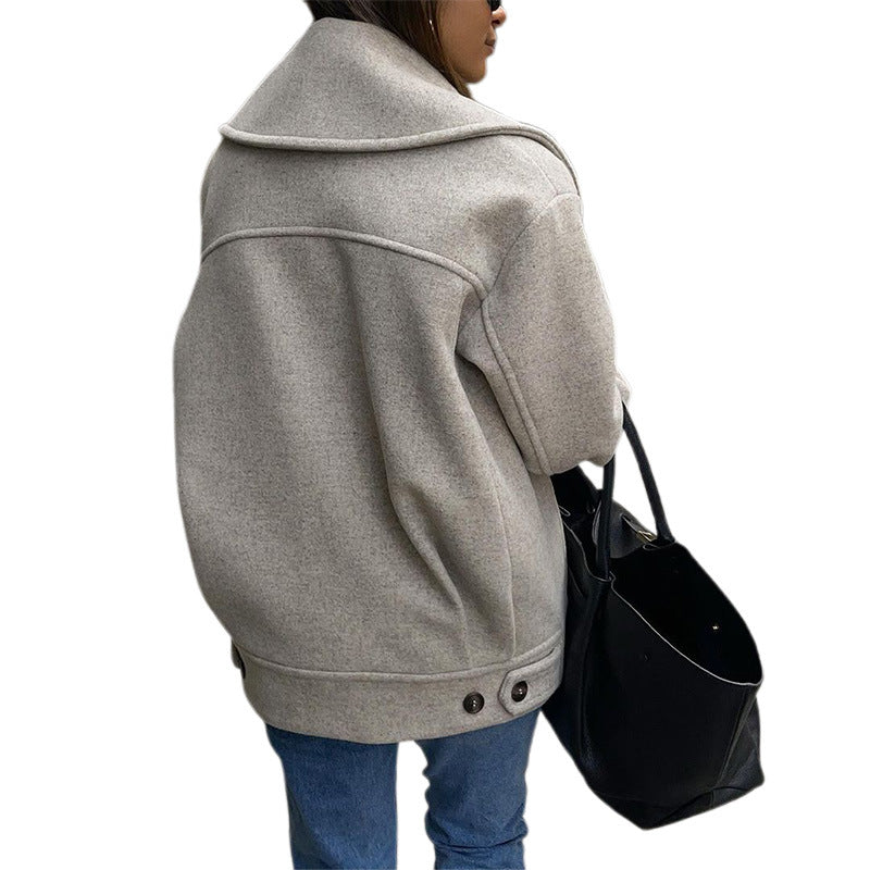 Women's oversized wool coat NOVAE