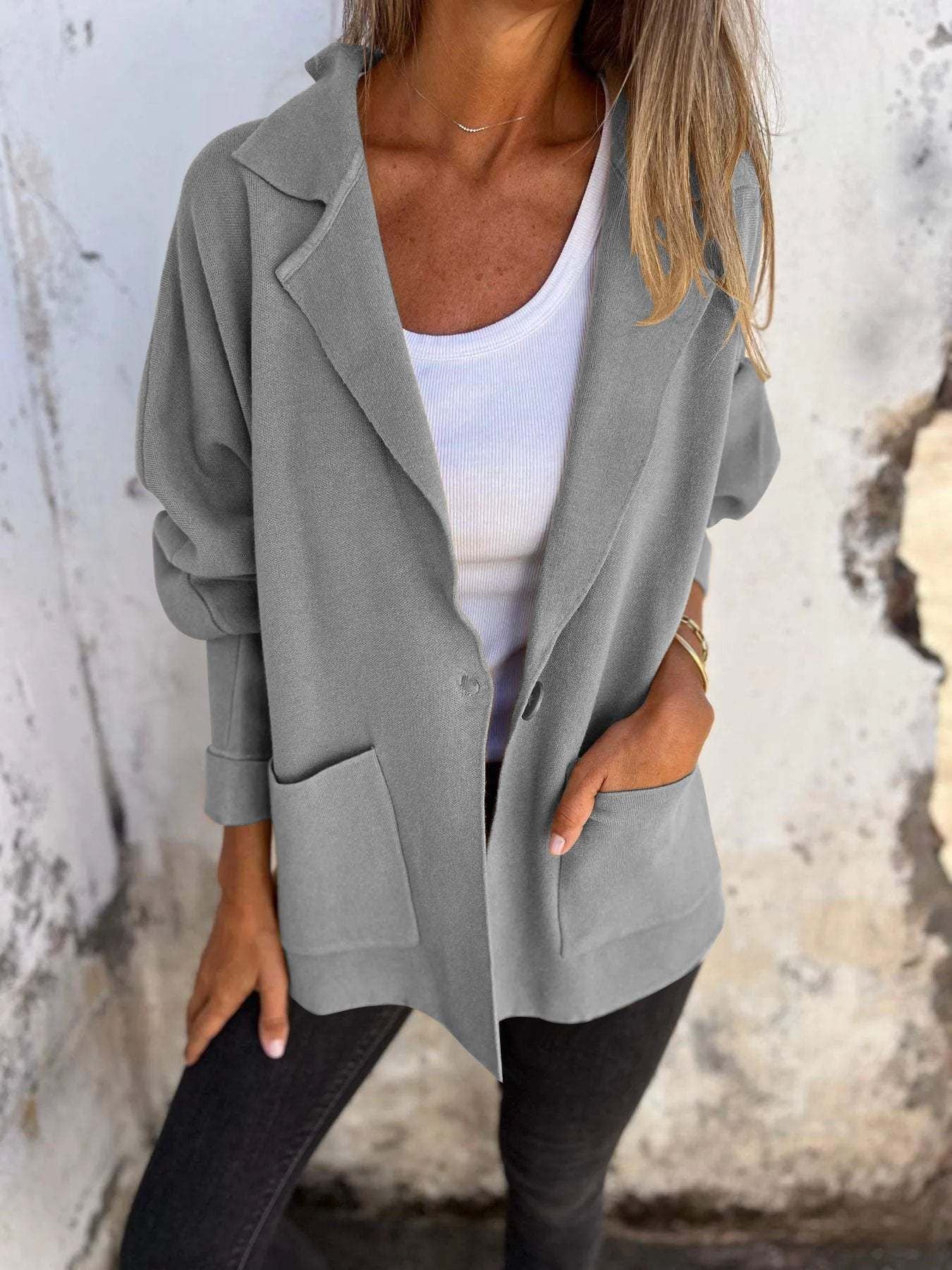 Women's fashionable oversized blazer NOVAE