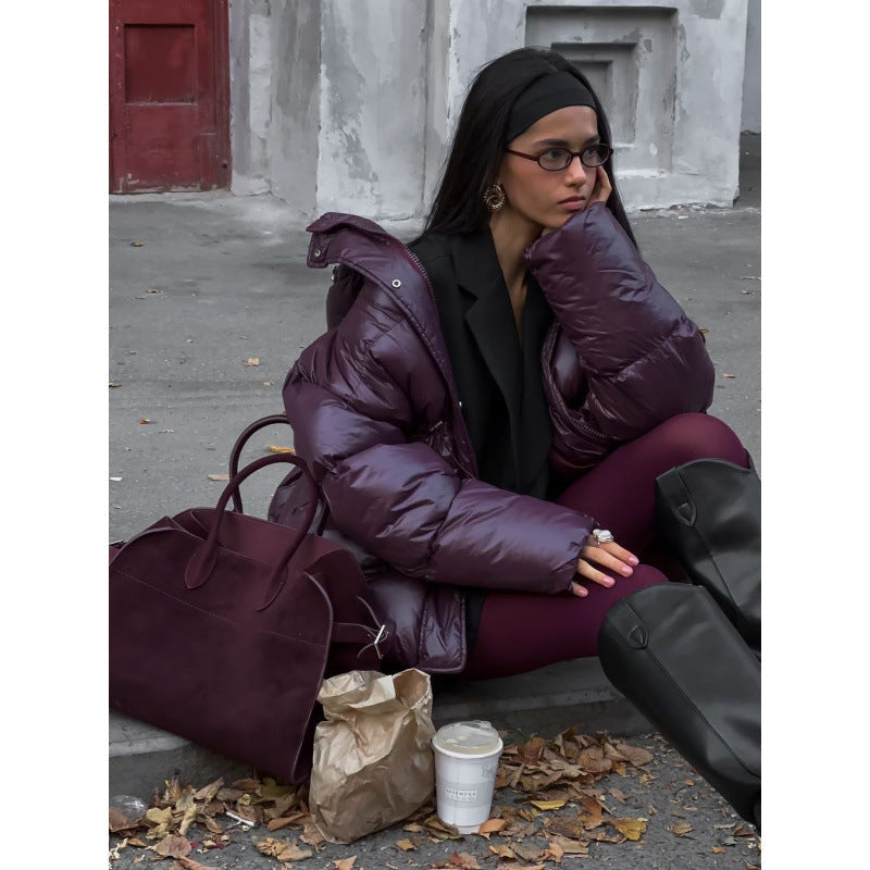 Women's transitional jacket with adjustable drawstring and hood NOVAE