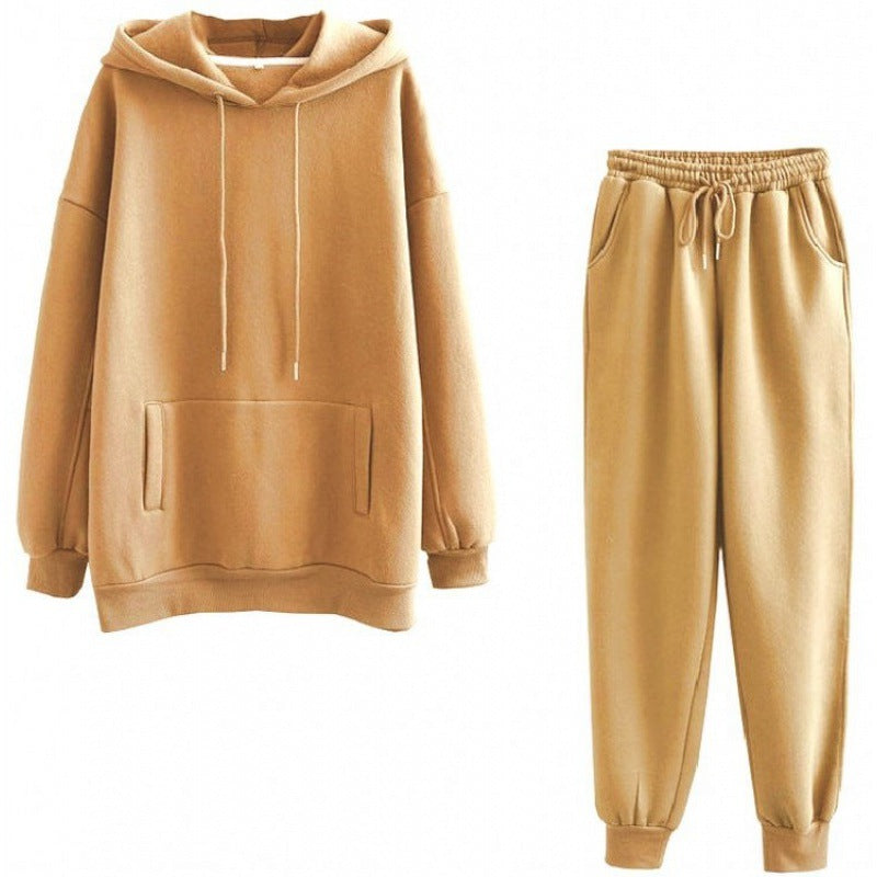 Women's leisure loungewear set with cozy hoodie and comfortable jogging pants NOVAE
