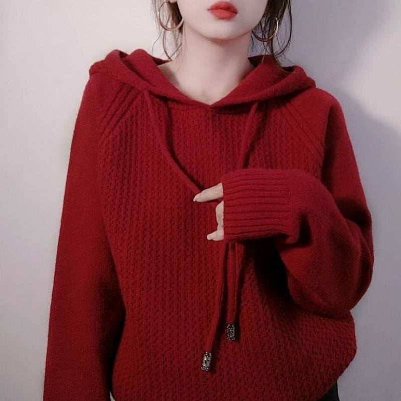 Women's hoodie with innovative structure and casual cut NOVAE