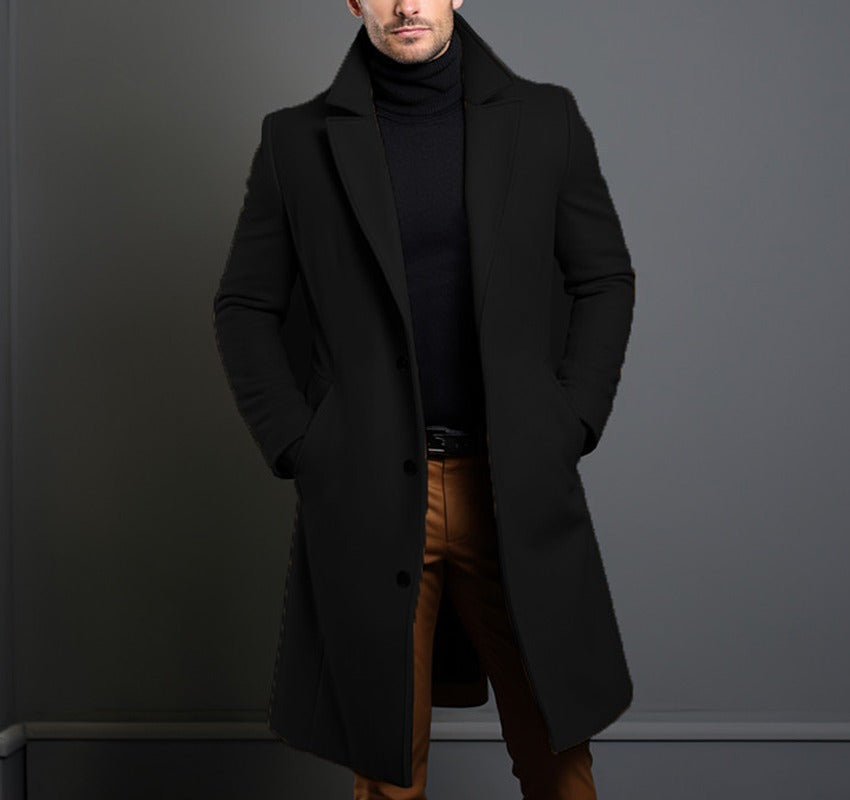Men's elegant wool coat NOVAE