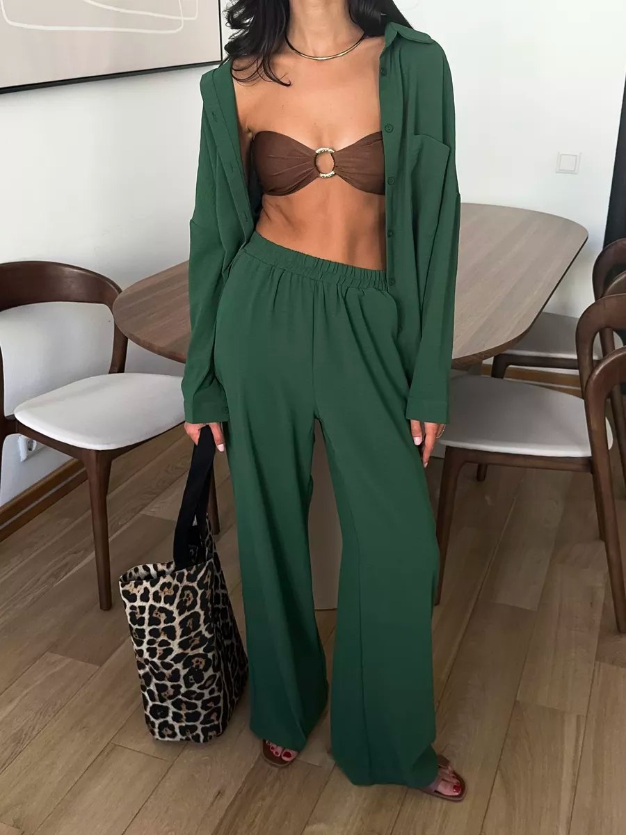 Women's trendy loose-fit shirt blouse NOVAE