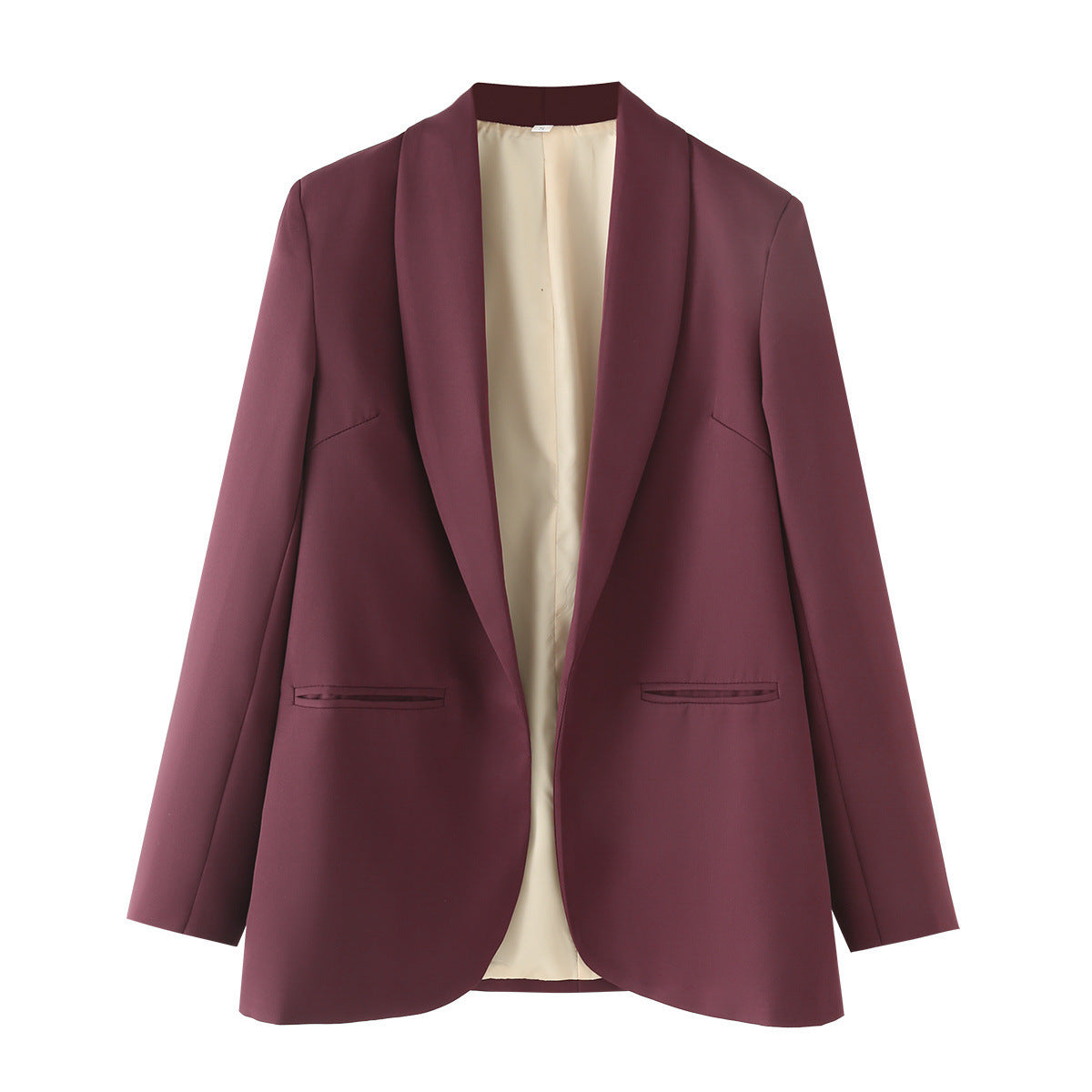 Women's elegant blazer with a modern cut and practical pockets NOVAE