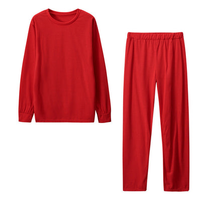Women's Long Sleeve Pajama Set with Elastic Pants NOVAE