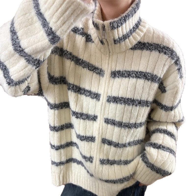Women's high-necked knit sweater NOVAE