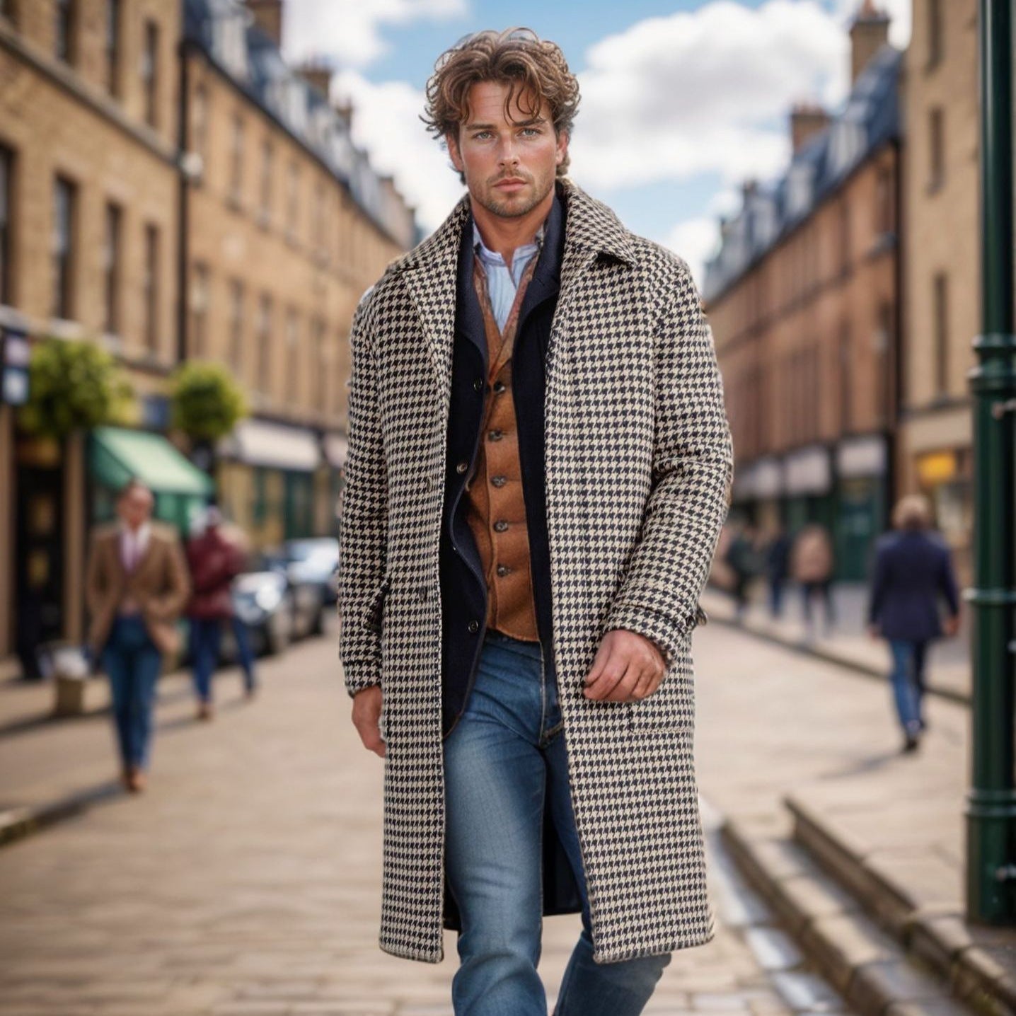 Men's classic wool coat NOVAE