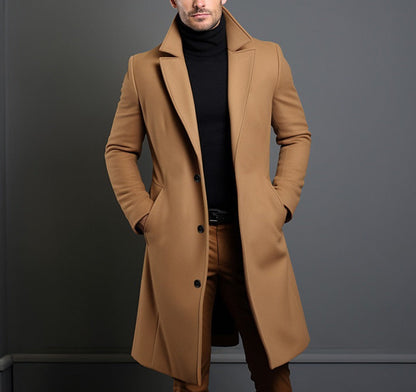 Men's elegant wool coat NOVAE