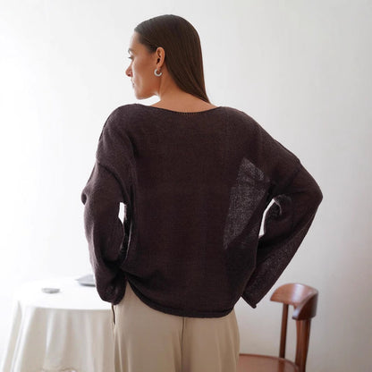 Women's casual knit sweater NOVAE