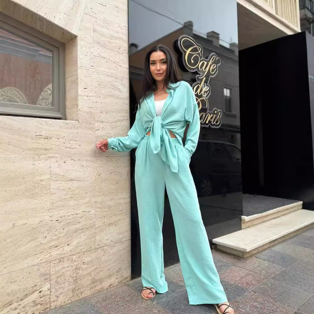 Women's casual two-piece set made of breathable material NOVAE