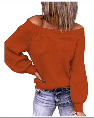 Women's Off-Shoulder Knit Sweater NOVAE