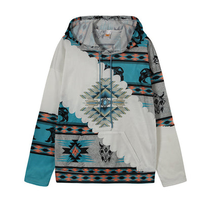 Women's hoodie with innovative tribal design and comfortable fit NOVAE