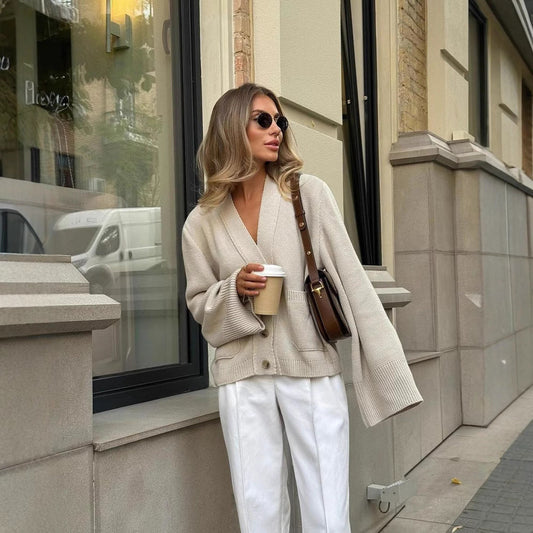 Women's oversized cardigan NOVAE